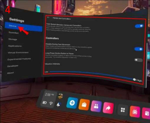 Как включить отслеживание рук на Oculus Quest 2
